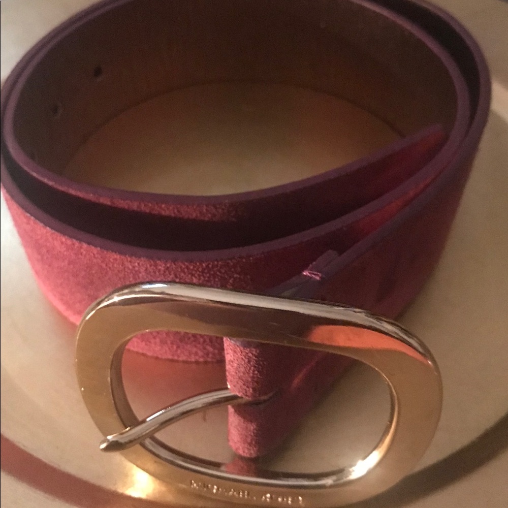 Michael Kors Suede Belt